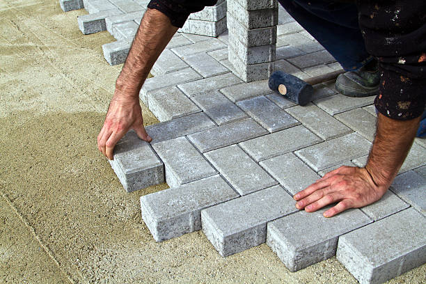 Permeable Paver Driveway in East Helena, MT